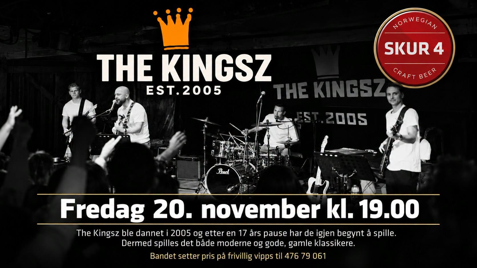 Gratiskonsert med The Kingsz